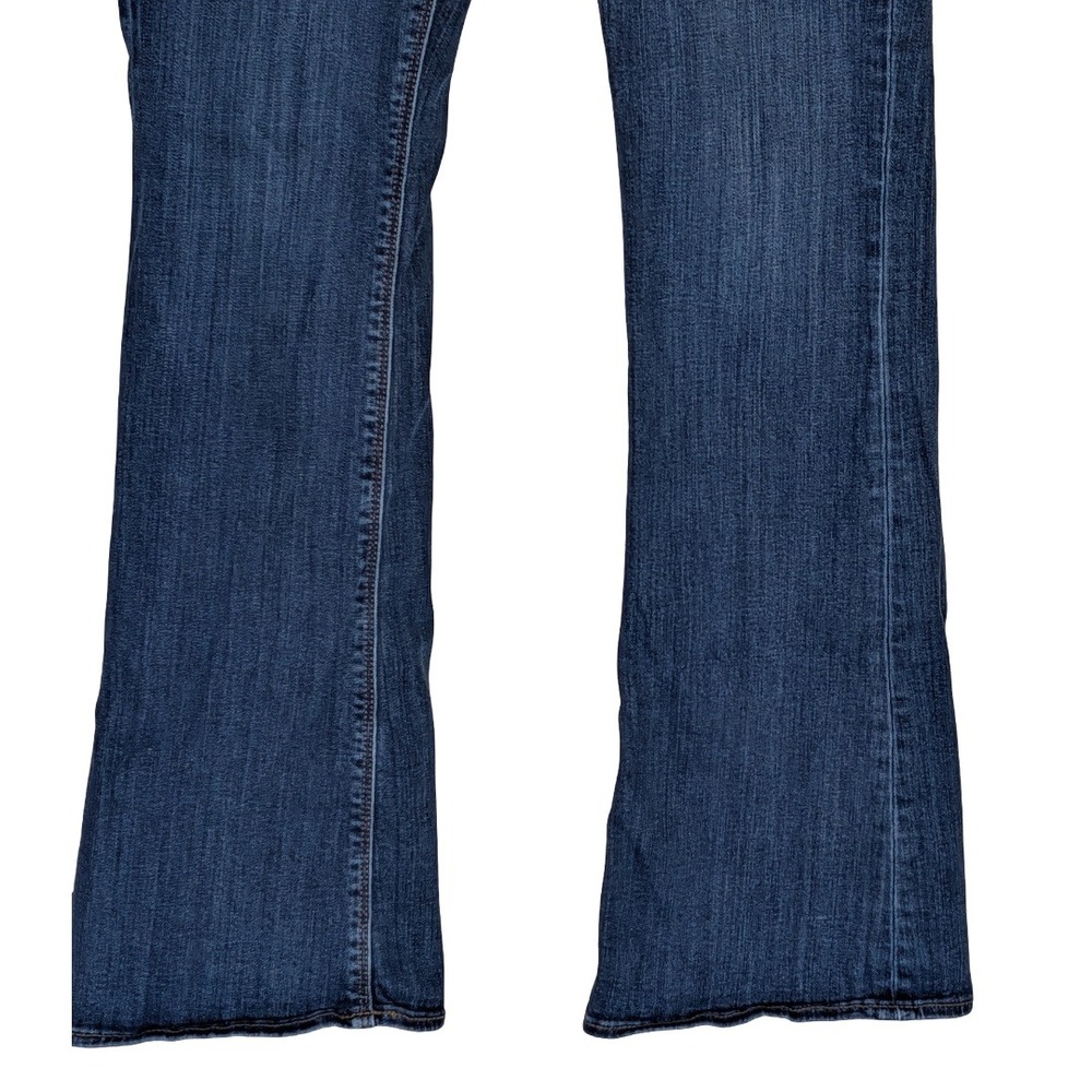 American Eagle Hi-Rise Artist Flare Jeans Womens 4 Regular Dark Wash - Picture 3 of 12